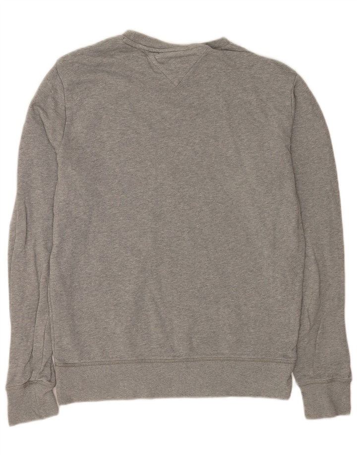 Tommy Hilfiger Herren Vintage Fit Sweatshirt Pullover Mittelgrau meliert