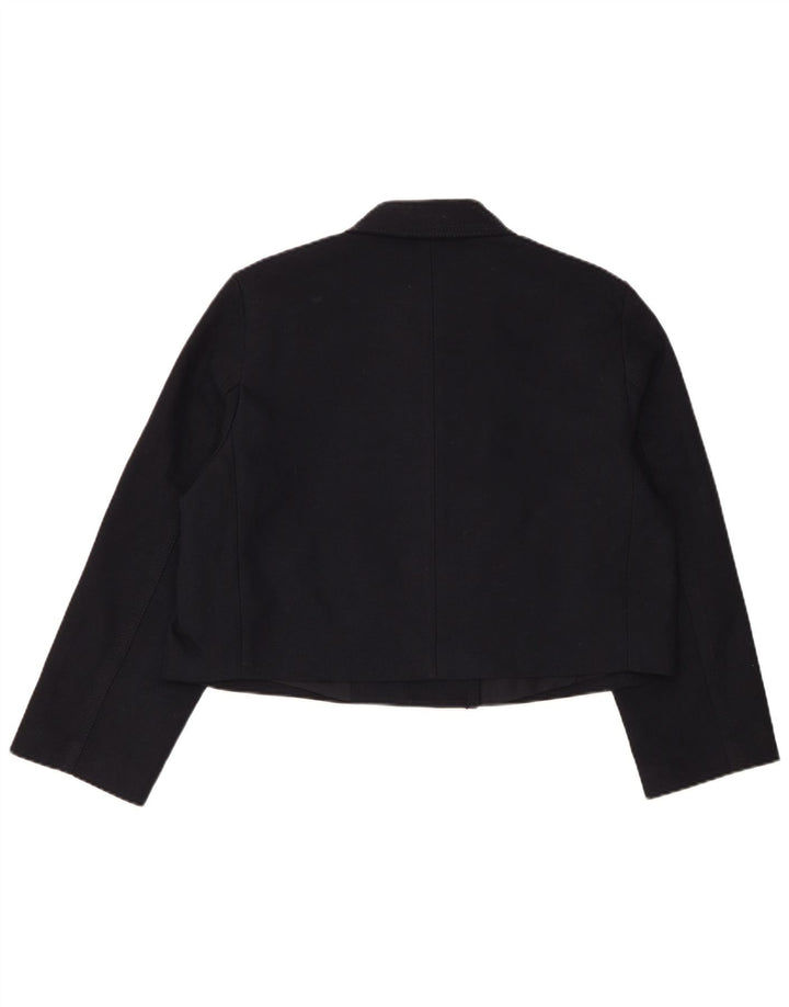 Zweireihiger, übergroßer Blazer für Damen von H&M, Gr. 14, mittleres Marineblau