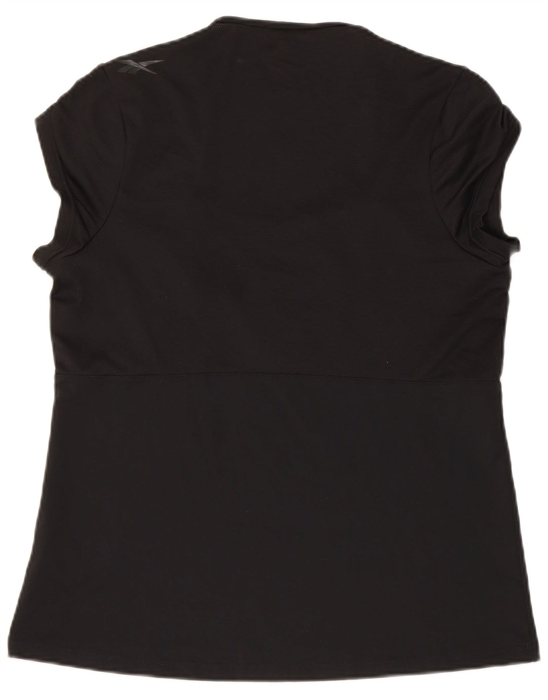 Reebok Damen T-Shirt Top UK 18 XL Schwarz Polyester