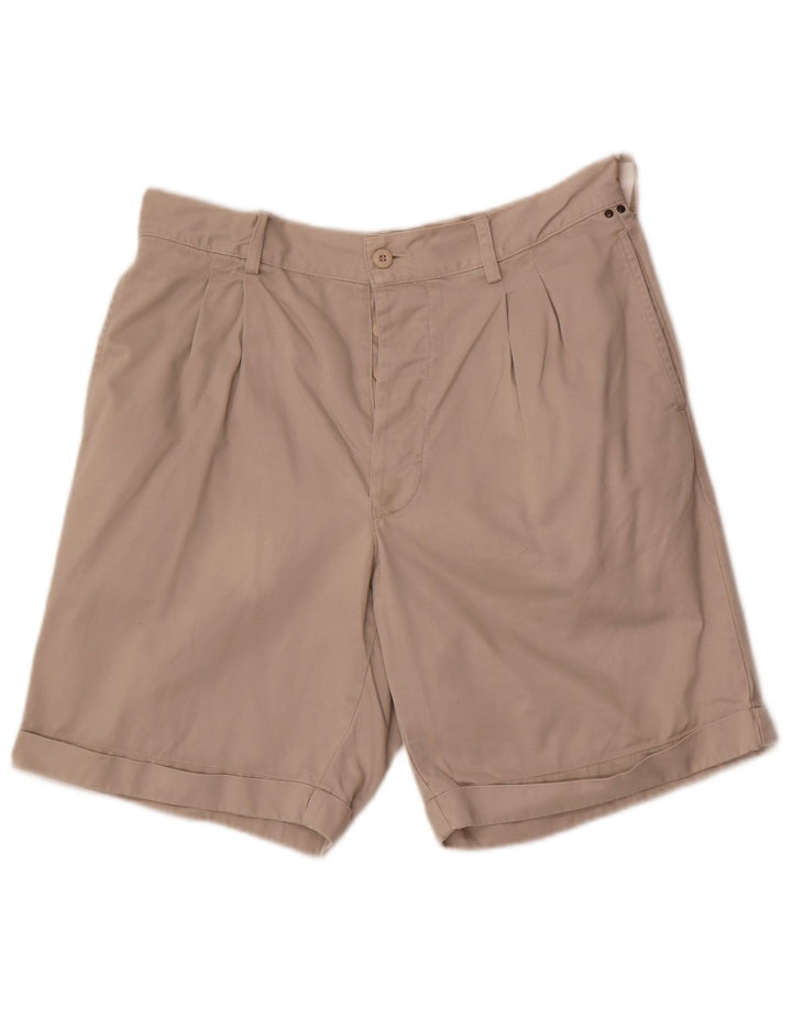 Avirex Herren Pegged Chino Shorts W32 Mittelbeige Baumwolle