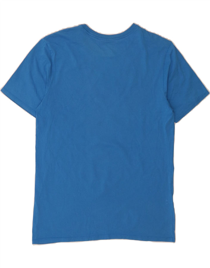 NIKE Womens Athletic Cut Graphic T-Shirt Top UK 14 Medium Blue Vintage Nike and Second-Hand Nike from Messina Hembry 