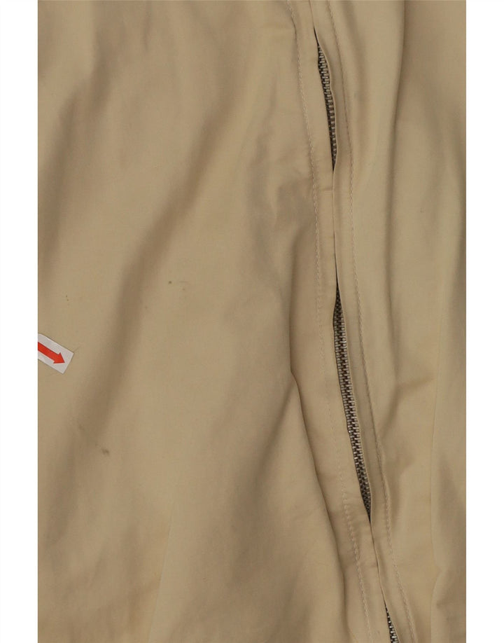Sergio Tacchini Herren Bomberjacke UK 44 2XL Beige Baumwolle