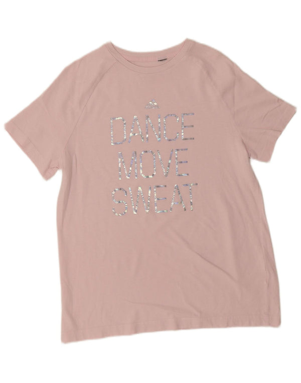 Adidas Mädchen Grafik T-Shirt Top 14-15 Jahre Rosa