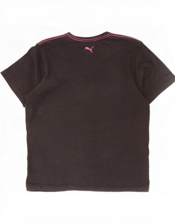 Puma Mens Graphic T-Shirt Top 2XL Black