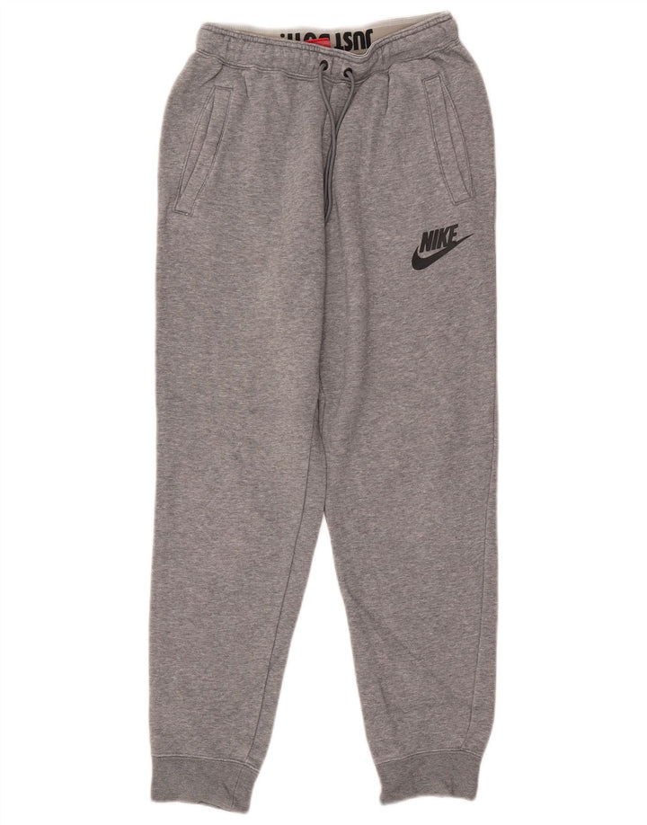 Nike Herren-Trainingshose, Jogginghose, Größe S, graue Baumwolle