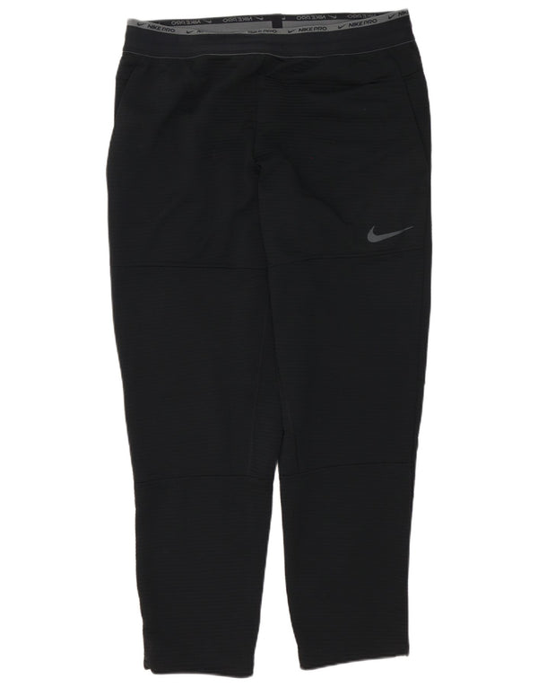 Nike Herren Dri Fit Graphic Trainingshose, Größe L, Schwarz, Nadelstreifen