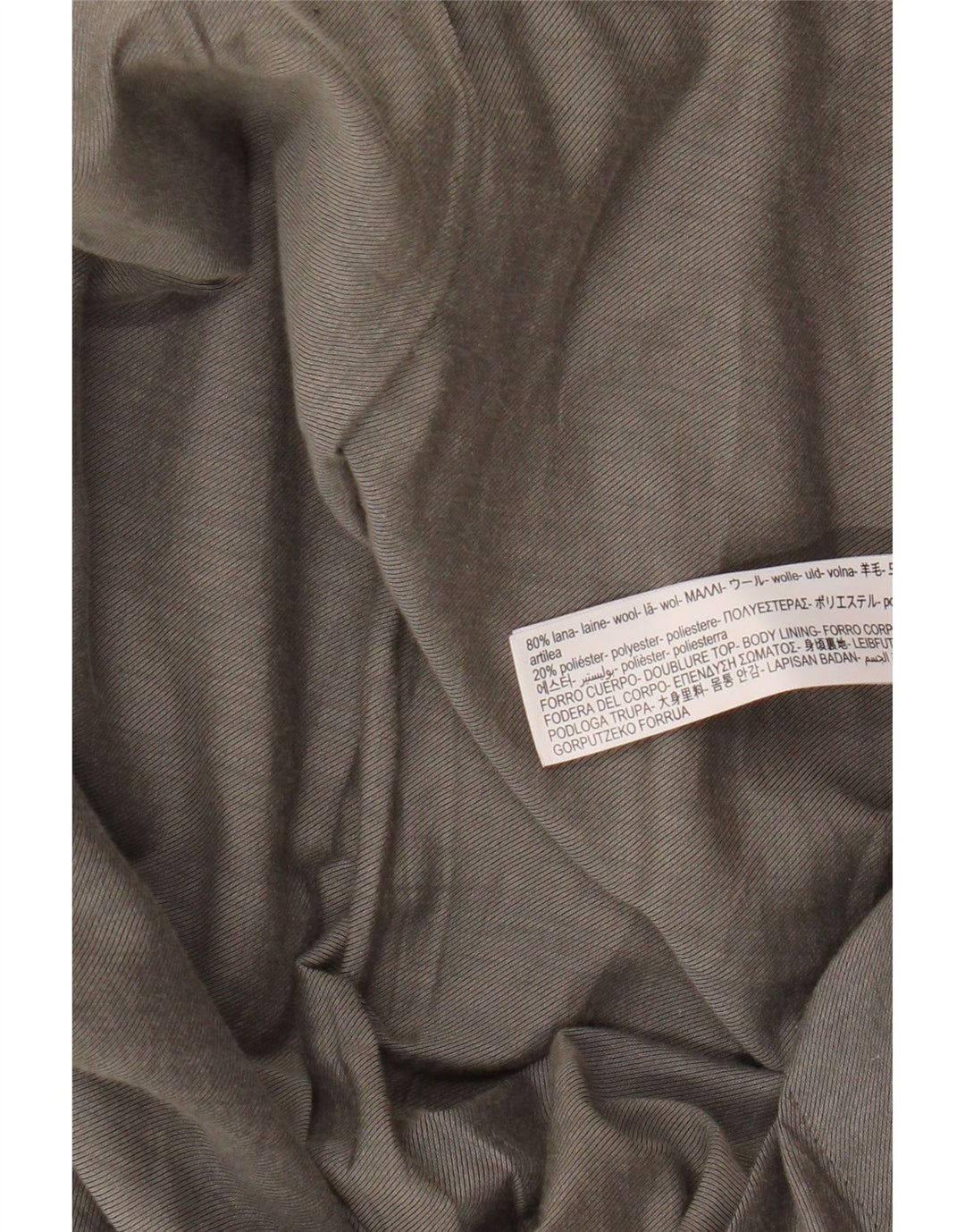 Massimo Dutti Herren-Blazer mit 2 Knöpfen, EU 52, große braune Wolle