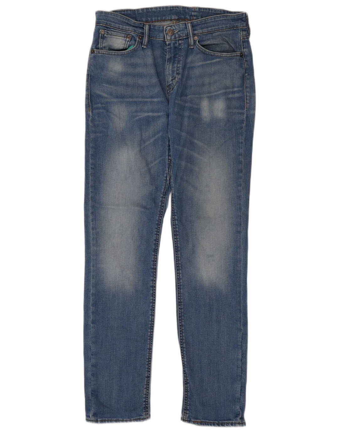 Levi's Herren Slim Jeans W31 L32 Blaue Baumwolle