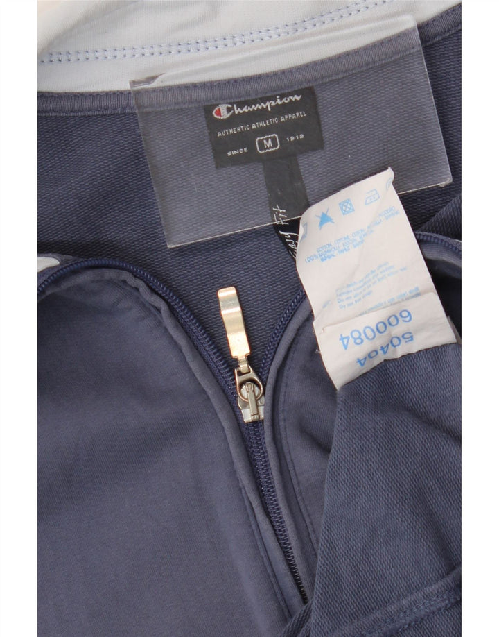 Champion Damen-Trainingsanzug-Top-Jacke, UK 14, mittleres Marineblau, Farbblock