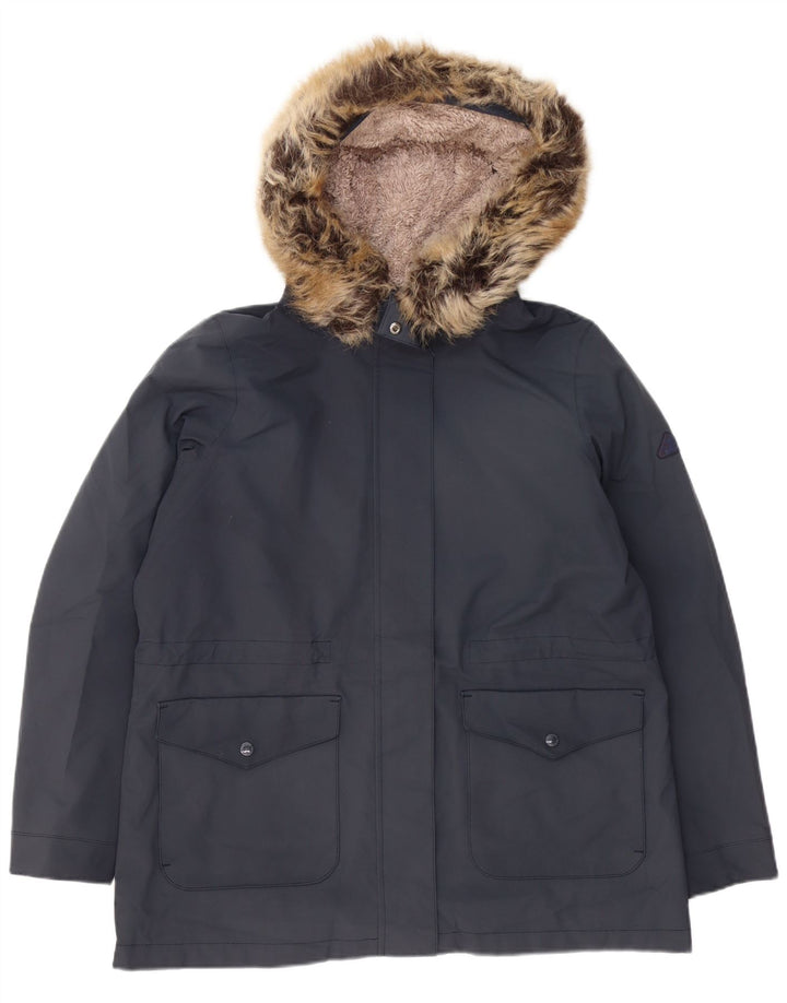 Barbour Damen-Parka mit Kapuze, UK 16, Größe L, Marineblau