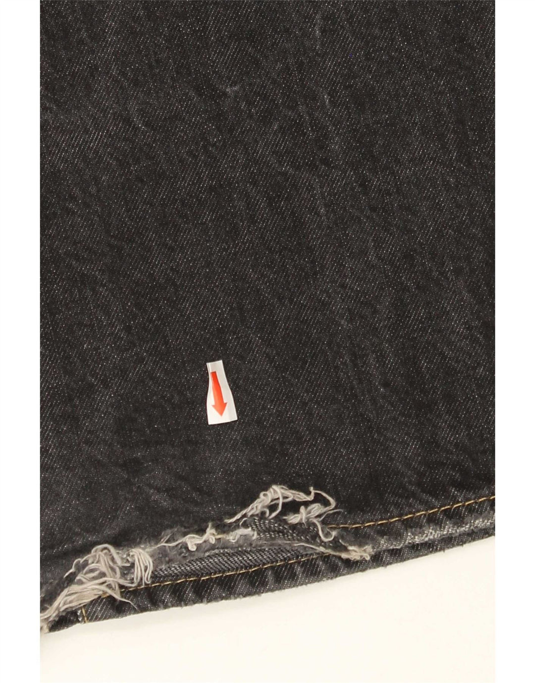HUGO BOSS Herren Bootcut Jeans W34 L32 Schwarze Baumwolle