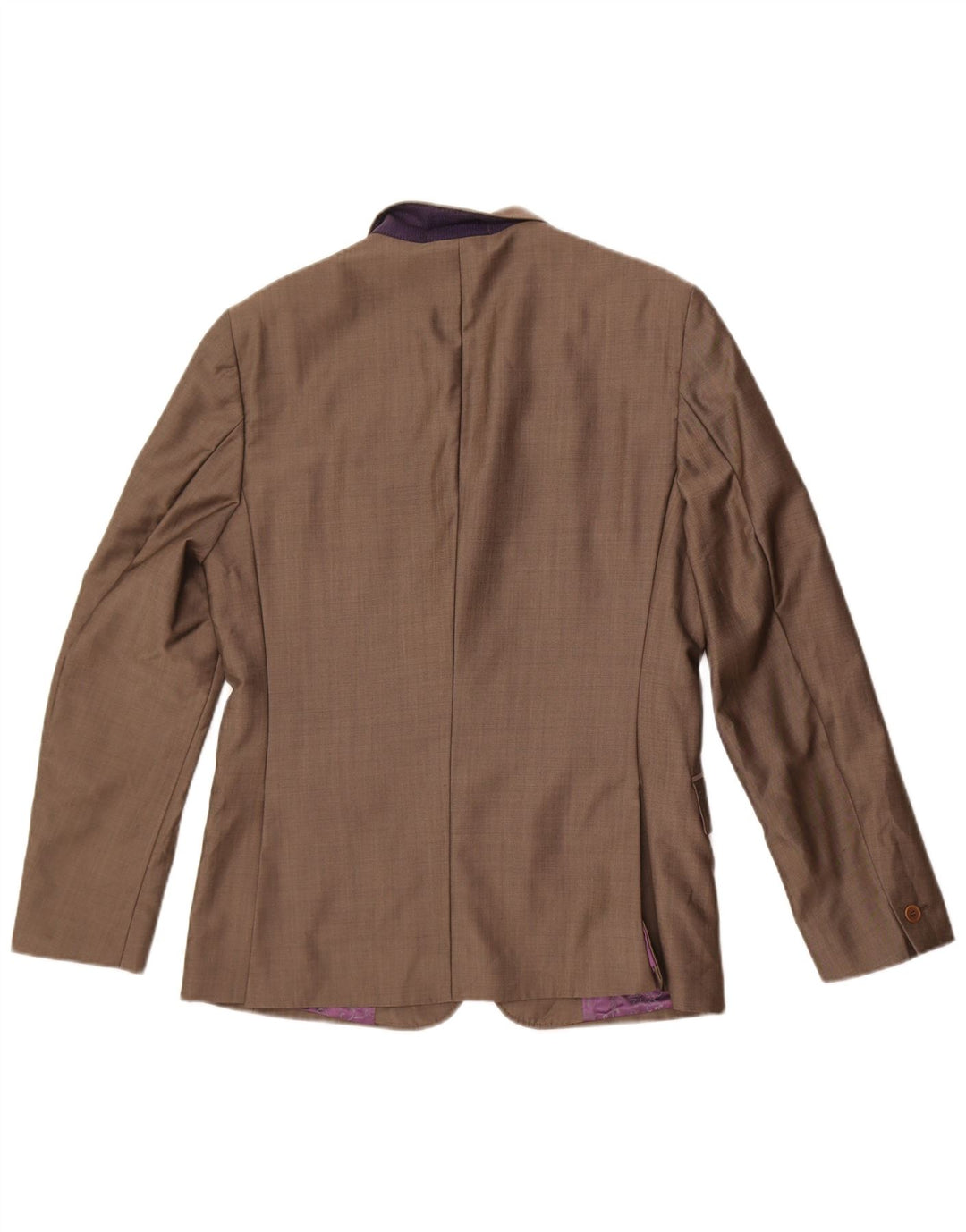 Ted Baker Herren-Blazer mit 2 Knöpfen, US 38, mittelgraue Wolle