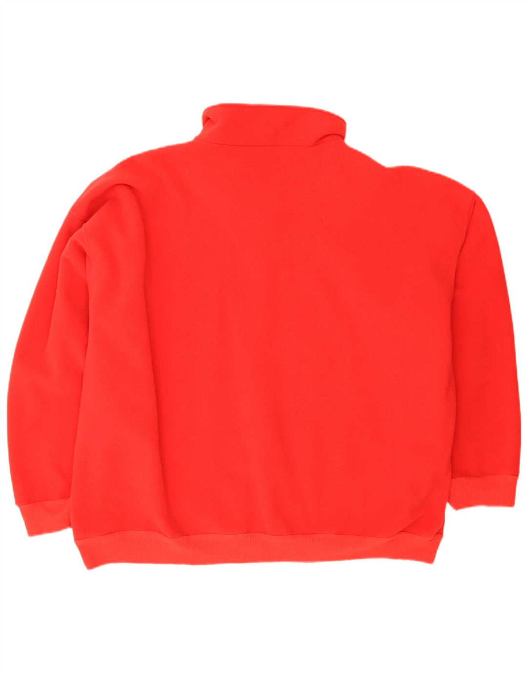 Reusch Herren-Fleecepullover mit Reißverschluss, XL, rotes Polyester