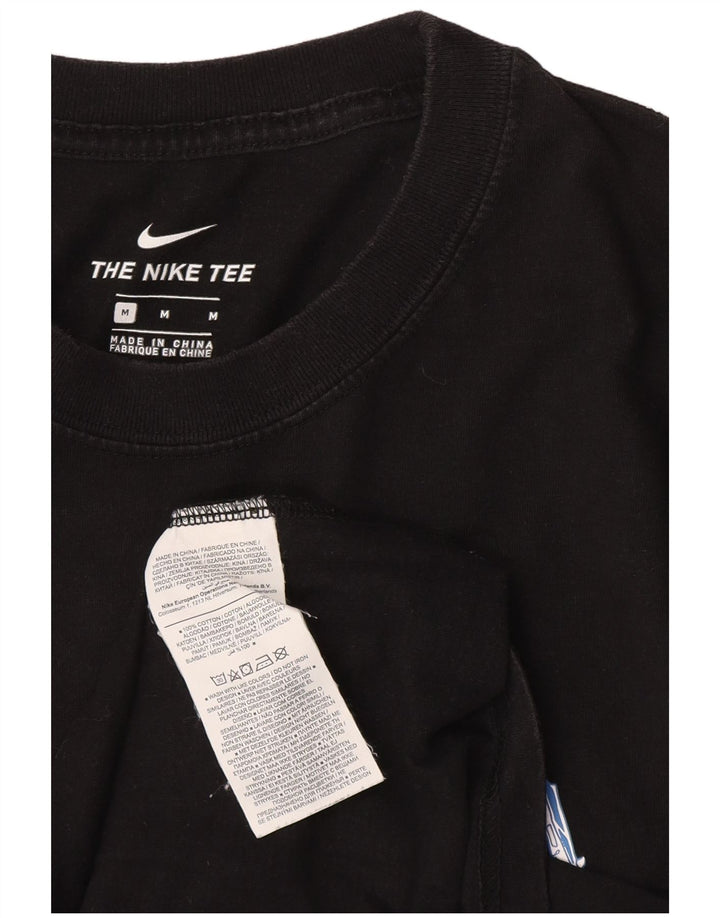 NIKE Herren-T-Shirt mit Grafik, mittelschwarz, Baumwolle