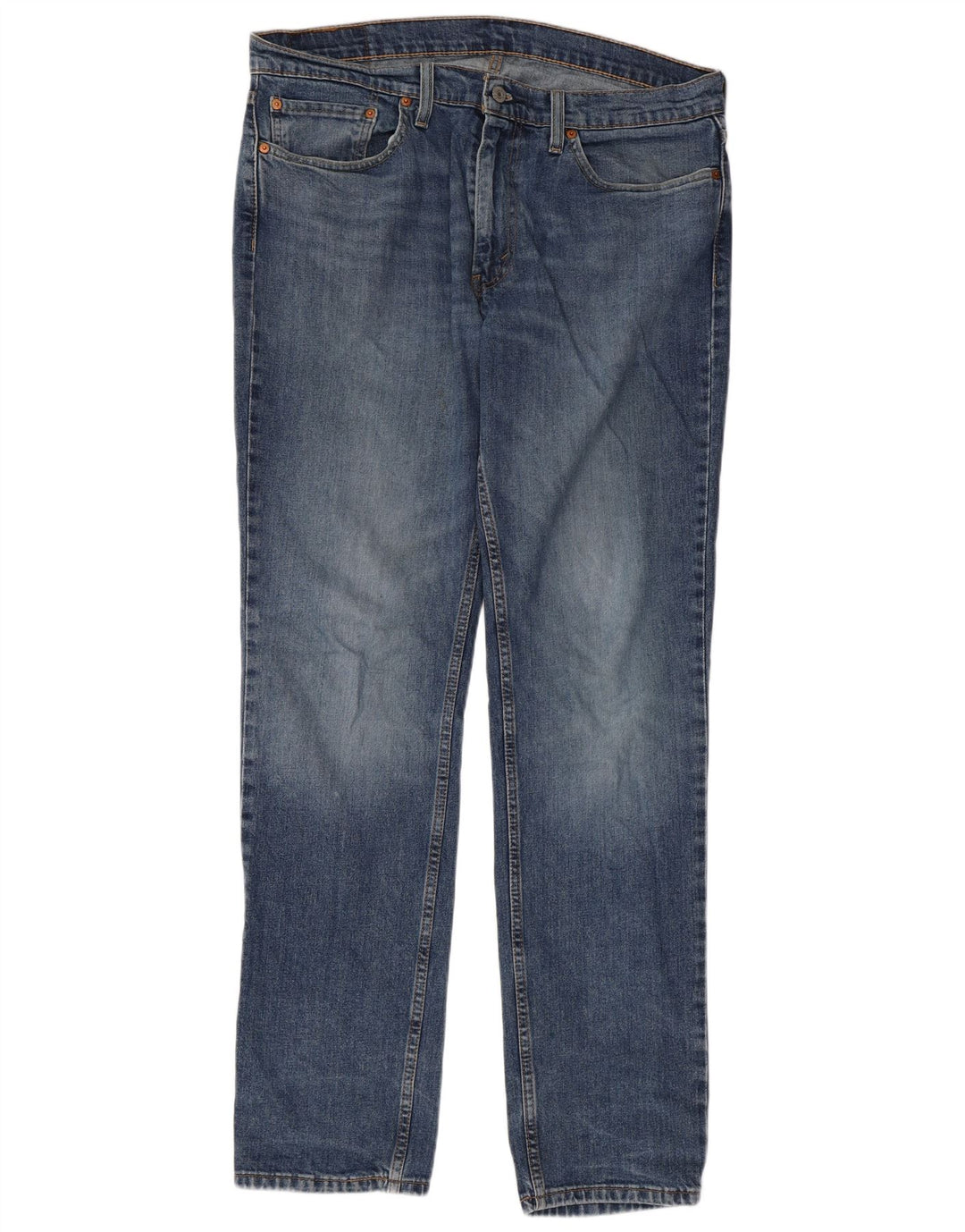 LEVI'S Herren Slim Jeans W36 L34 Blaue Baumwolle