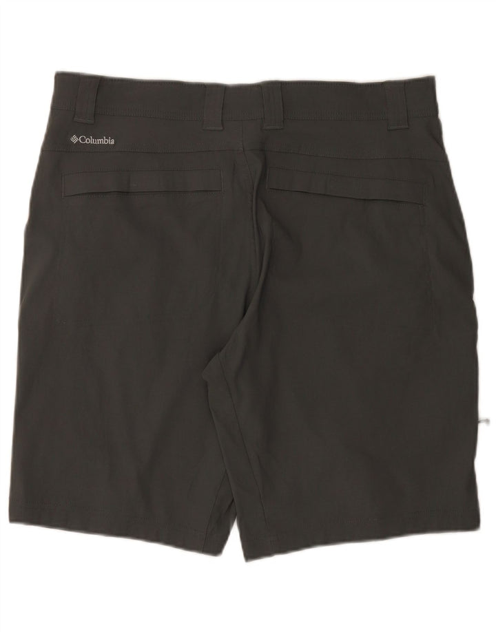 Columbia Herren Omni-Shade Shorts W34 Large Graues Nylon