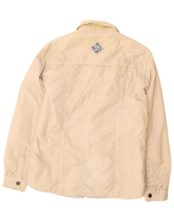 TUCANO URBANO Herren Wattierte Jacke UK 38 Medium Off White Nylon