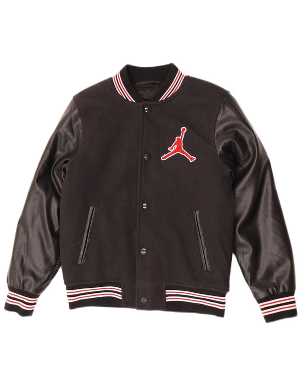 Jordan Graphic Varsity-Jacke für Jungen, 12–13 Jahre, Größe L, Schwarz, Farbblock