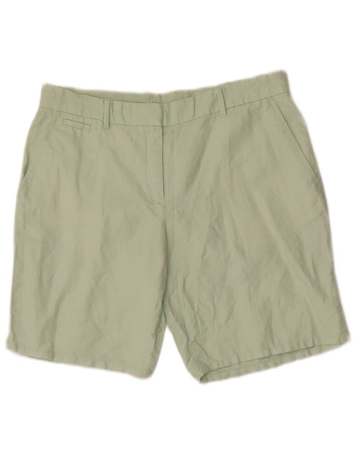 Gap Damen Khakis Chino Shorts US 6 Medium W32 Grünes Leinen