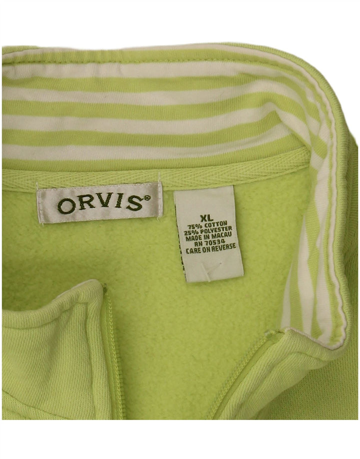 Orvis Damen-Trainingsanzug-Top-Jacke, UK 18, XL, grüne Baumwolle