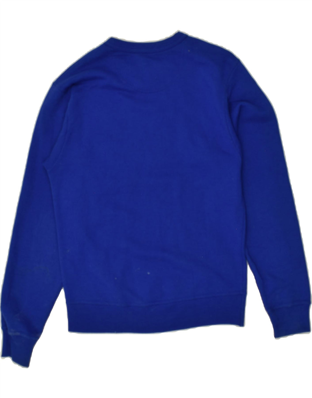 CHAMPION Mens Graphic Sweatshirt Jumper Small Blue Cotton | Vintage Champion | Thrift | Second-Hand Champion | Used Clothing | Messina Hembry 