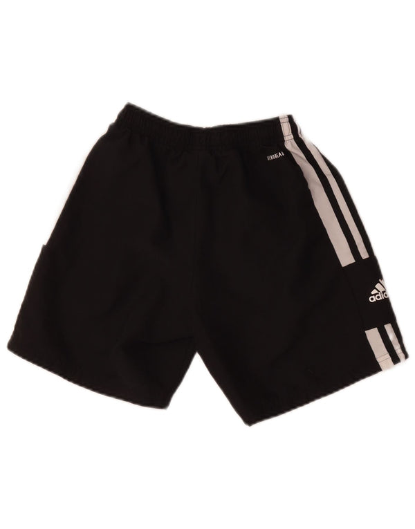 Adidas Jungen Aeroready Sportshorts 11–12 Jahre, schwarzes Polyester