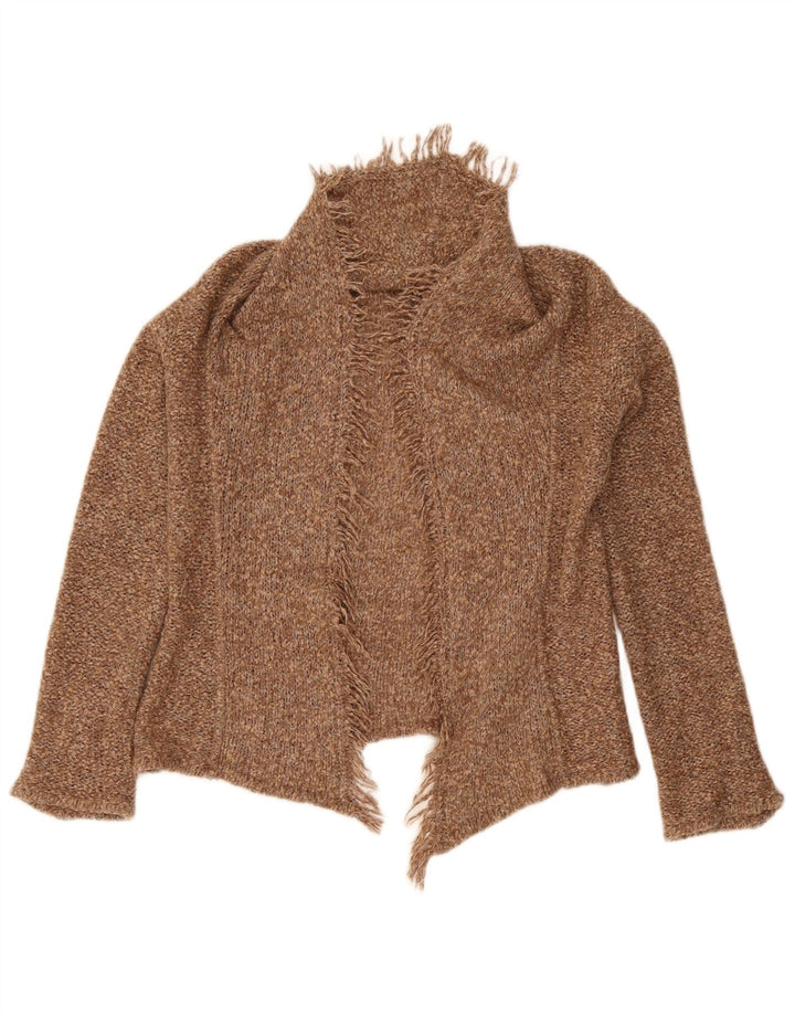 Liu Jo Offener Damen-Cardigan-Pullover UK 10 Small Beige