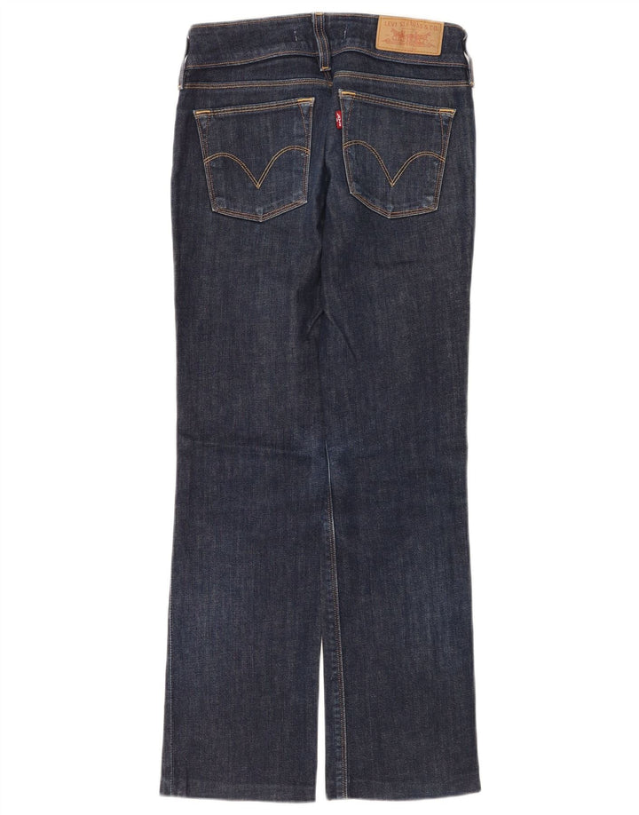 Levi's Damen 570 Straight Jeans W26 L28 Marineblau