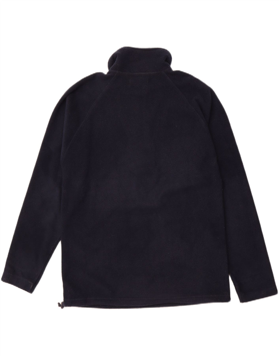 KAPPA Herren-Fleecepullover mit Reißverschluss am Hals, mittelmarineblaues Polyester