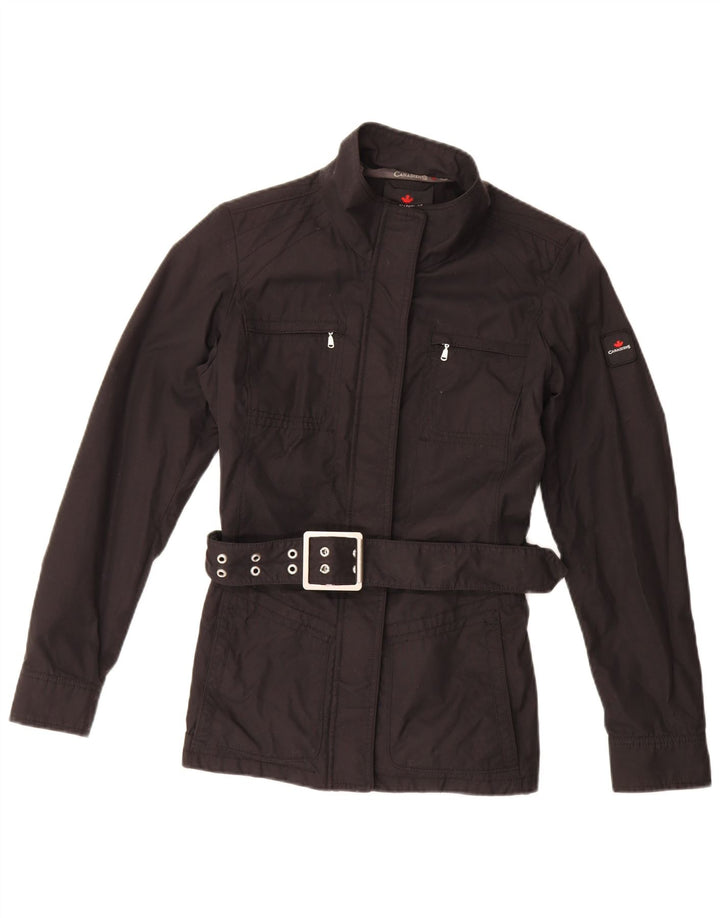 Canadiens Damen Utility Jacke IT 42 Mittelschwarze Baumwolle