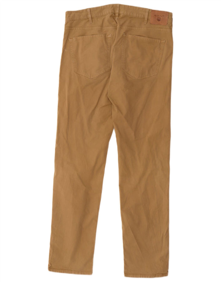 Gant Herren gerade Freizeithose W32 L32 Beige