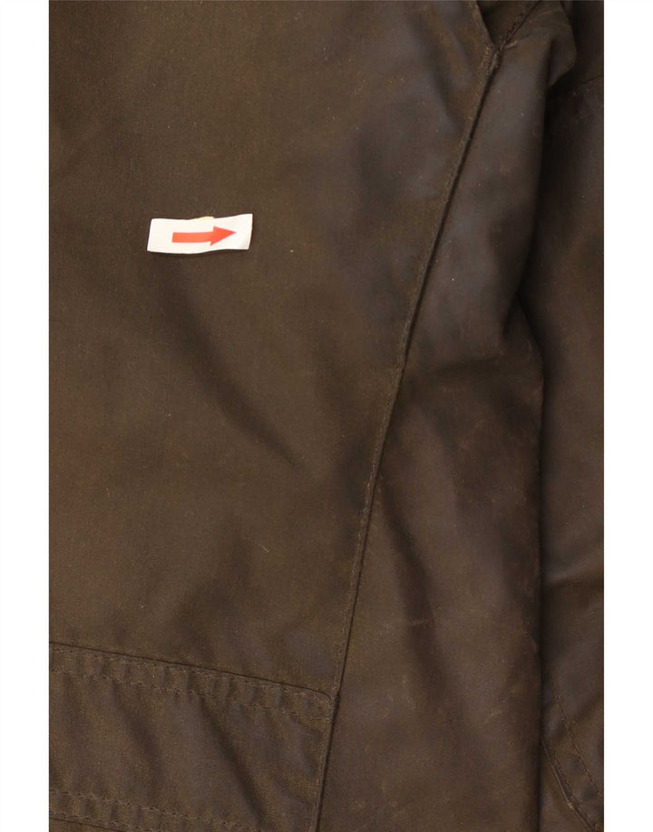 Barbour Herrenjacke aus gewachster Baumwolle, UK 38, mittleres Khaki