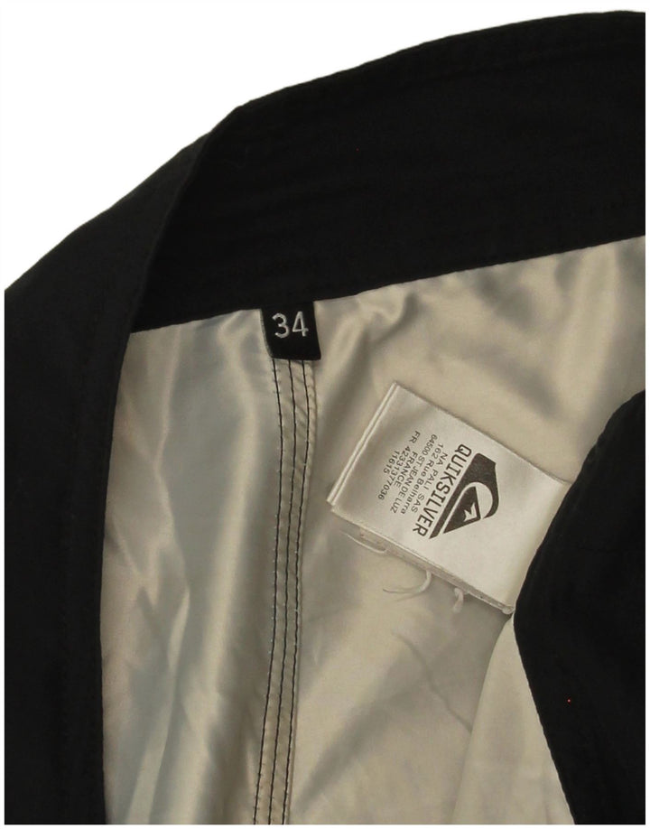 Quiksilver Herren-Badeshorts mit Grafik, Größe L, aus schwarzem Polyester