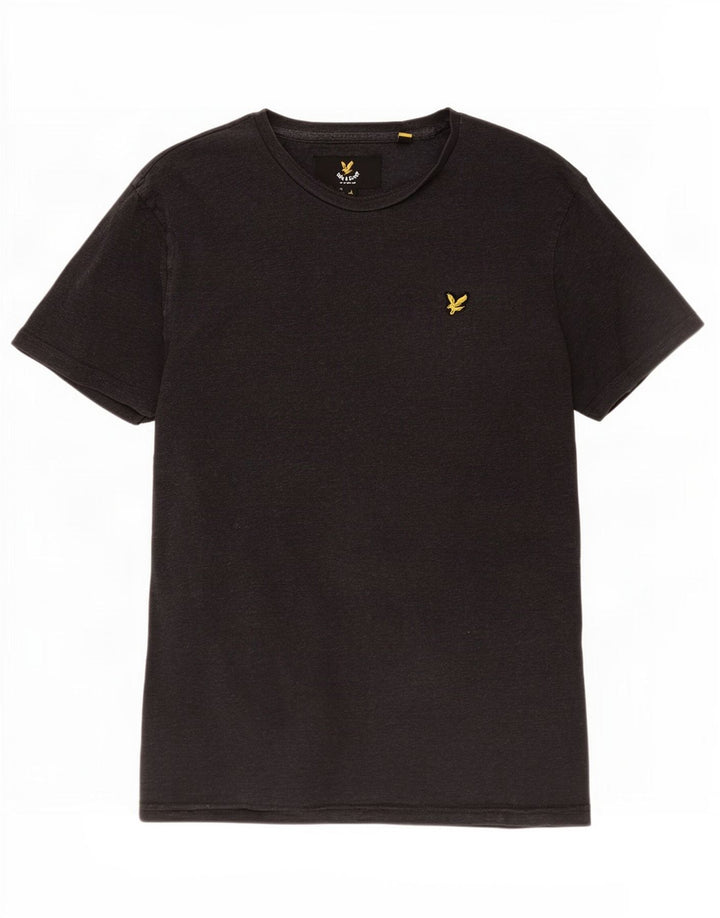 Lyle & Scott Herren T-Shirt Top Large Grau Baumwolle