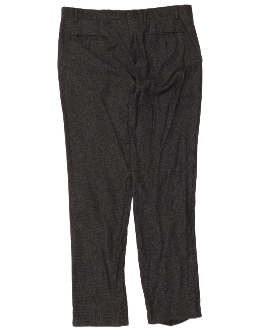 Marks & Spencer Herren Autograph Gerade Anzughose W36 L33 Graue Wolle