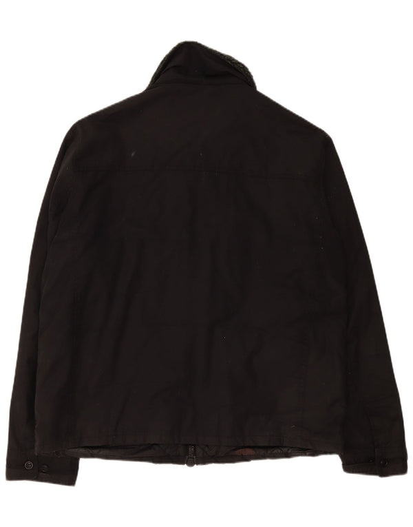 Barbour Herren Sherpa Utility Jacke UK 44 2XL Schwarz Baumwolle