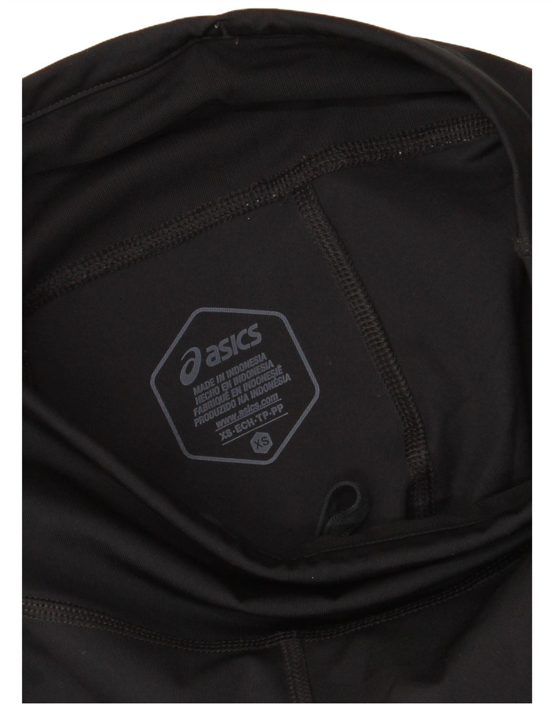 Asics Damen Graphic Capri Leggings XS W24 L19 Schwarz