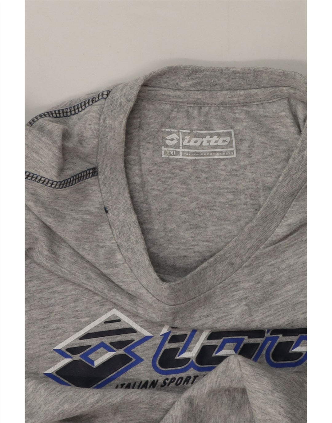 Lotto Herren Grafik-Weste Top 2XL Grau meliert