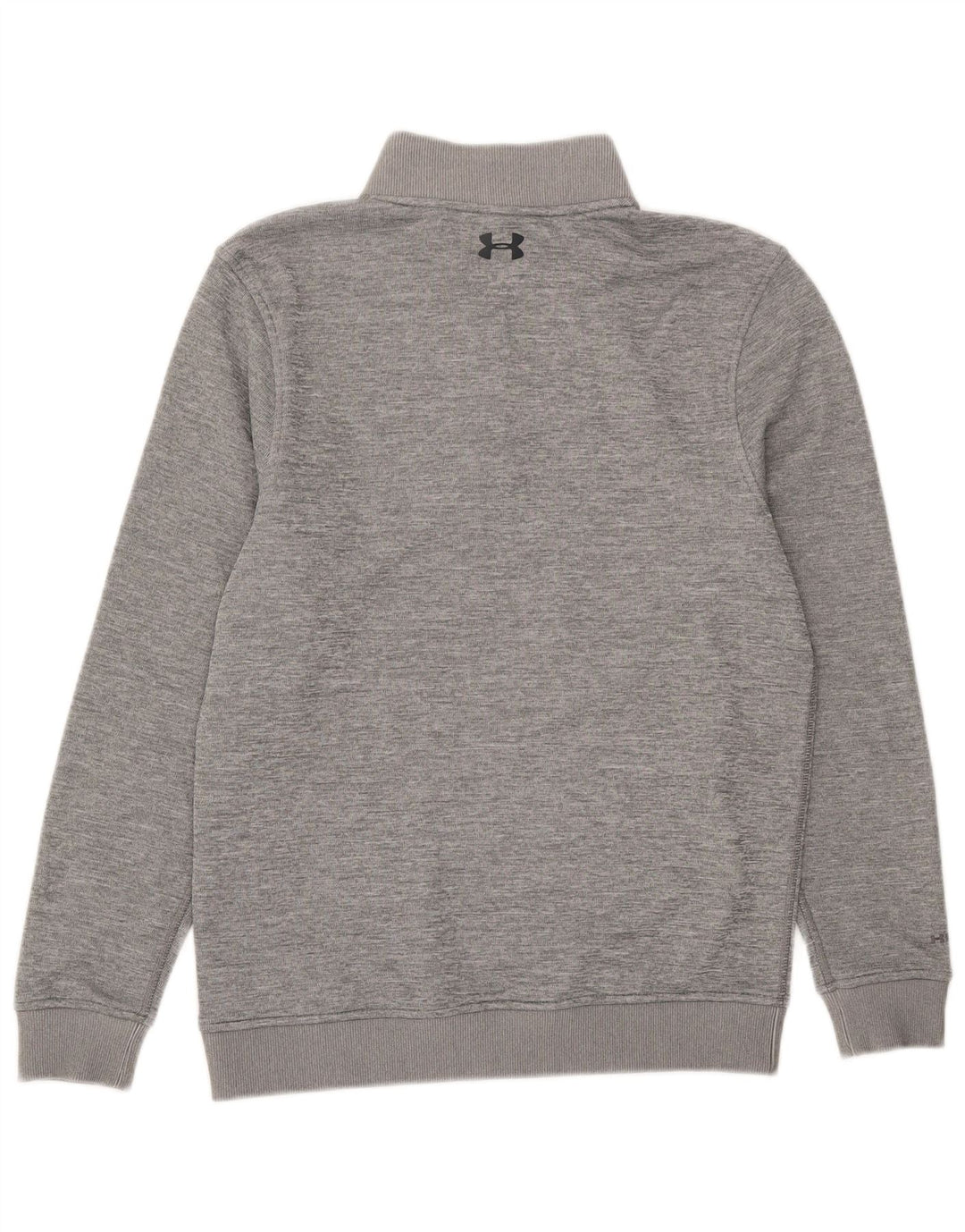 Under Armour Herren-Sweatshirt mit Reißverschluss am Hals, Größe S, Grau, Polyester