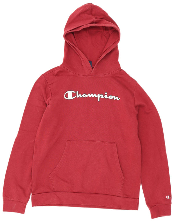 Champion Kapuzenpullover mit Grafik für Jungen, 15–16 Jahre, 2XL, Burgunderrot, Baumwolle