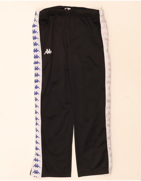 Kappa Damen-Trainingshose mit Grafik, UK 12, Mittelschwarz, Farbblock