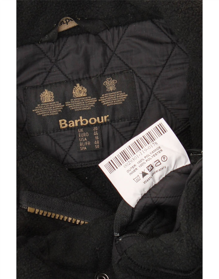 BARBOUR Damen Steppjacke UK 20 2XL Schwarz Polyamid