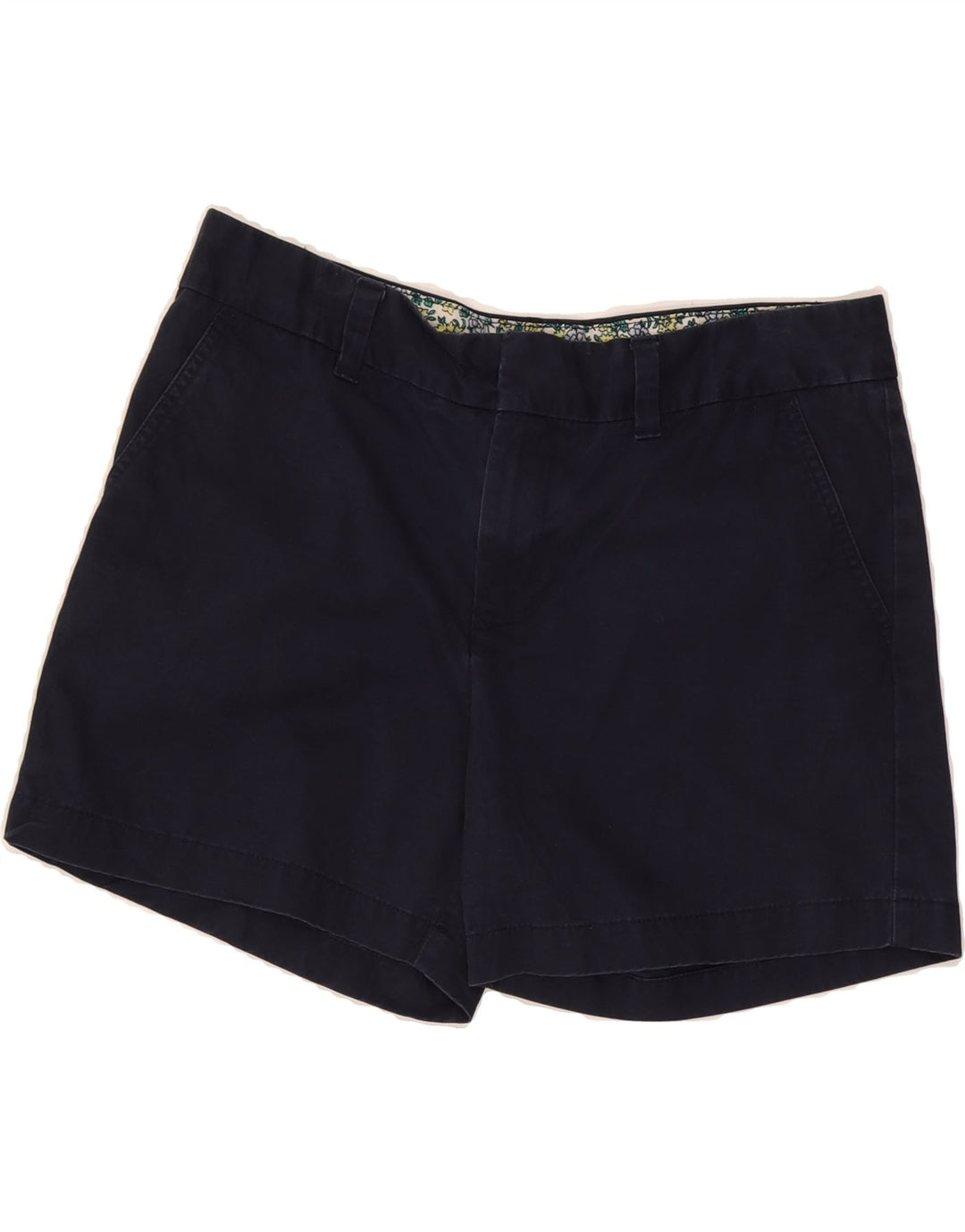 TOMMY HILFIGER Womens Chino Shorts US 8 Medium W32  Navy Blue Cotton Vintage Tommy Hilfiger and Second-Hand Tommy Hilfiger from Messina Hembry 