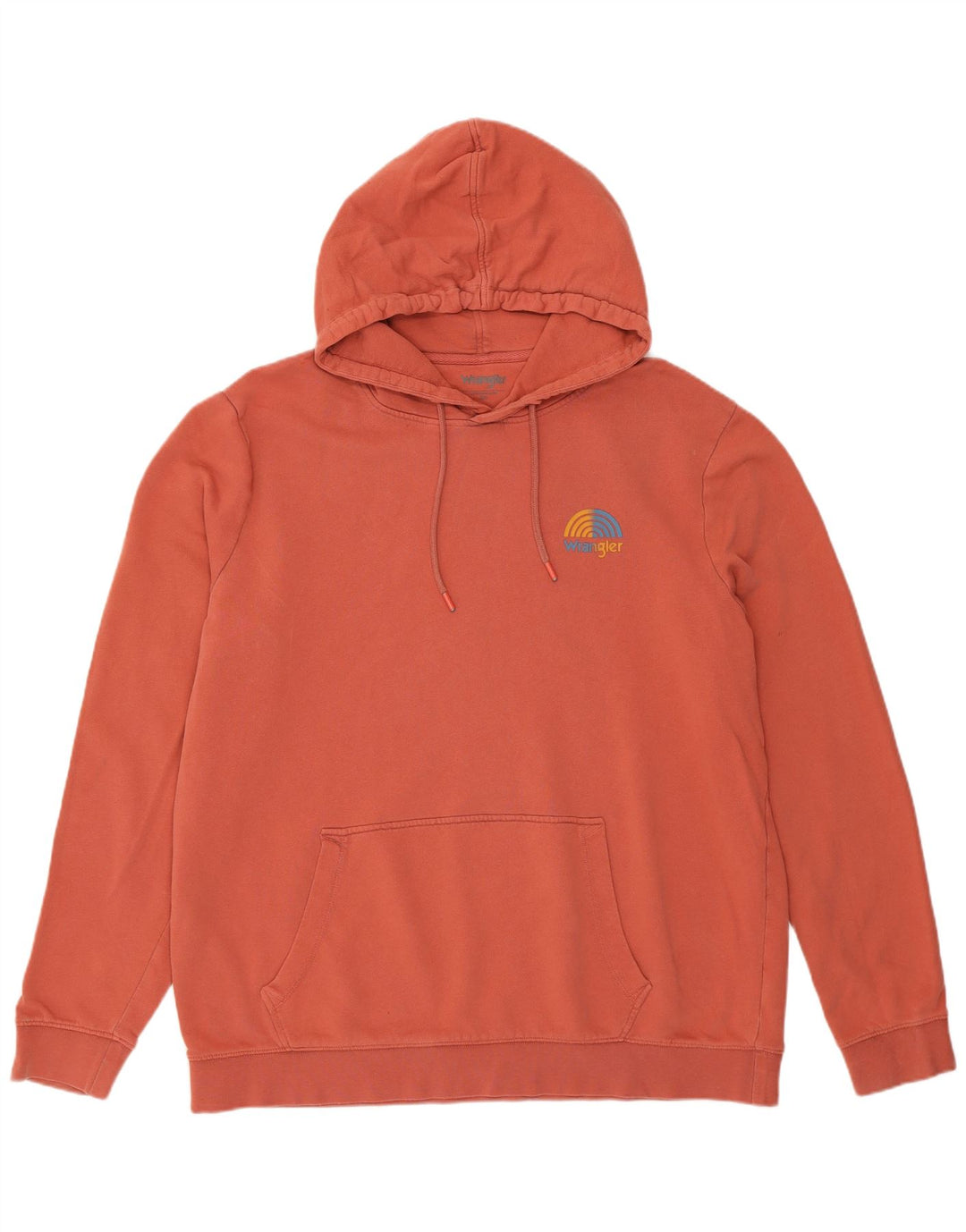 Wrangler Herren Kapuzenpullover 2XL, rote Baumwolle