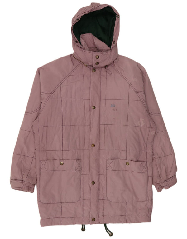 Think Pink Herren-Windbreaker-Mantel mit Kapuze, UK 42, XL, Pink