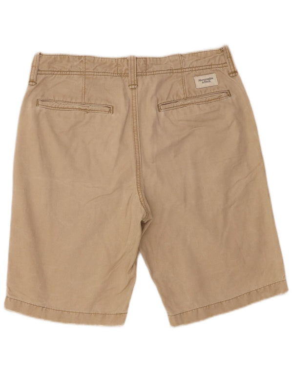 Abercrombie & Fitch Herren Chinoshorts W31 Mittelbeige Baumwolle