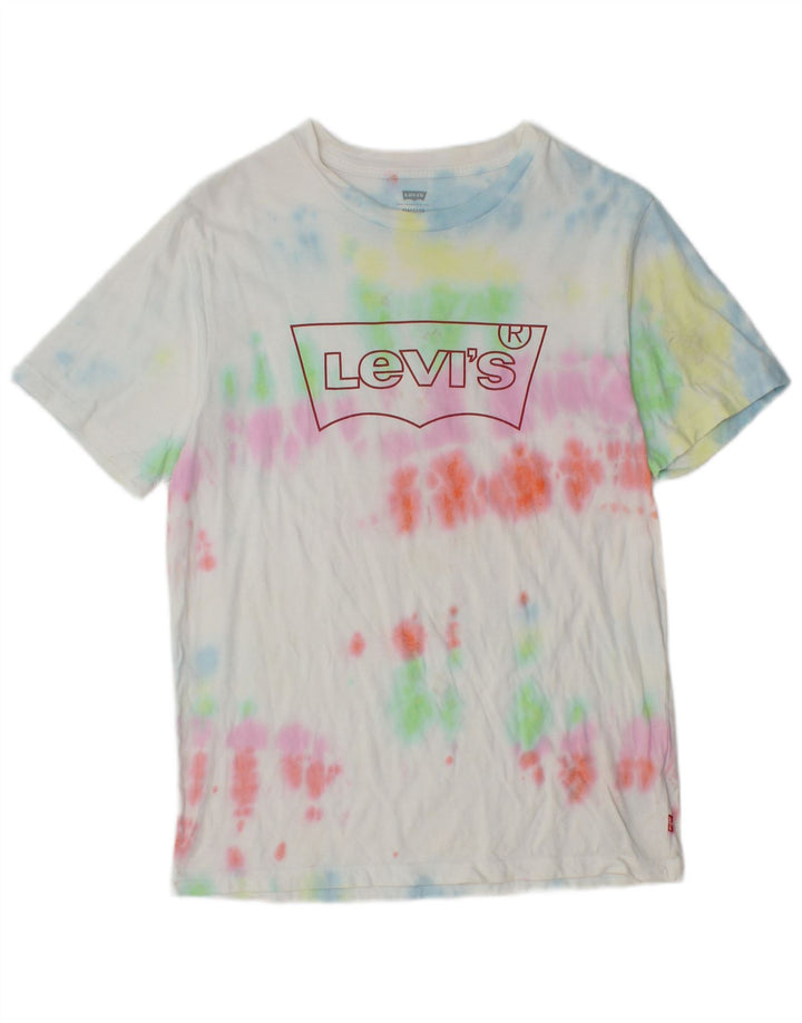 Levi's Herren-T-Shirt mit Standard-Grafik, Größe S, mehrfarbig, Batik-Baumwolle