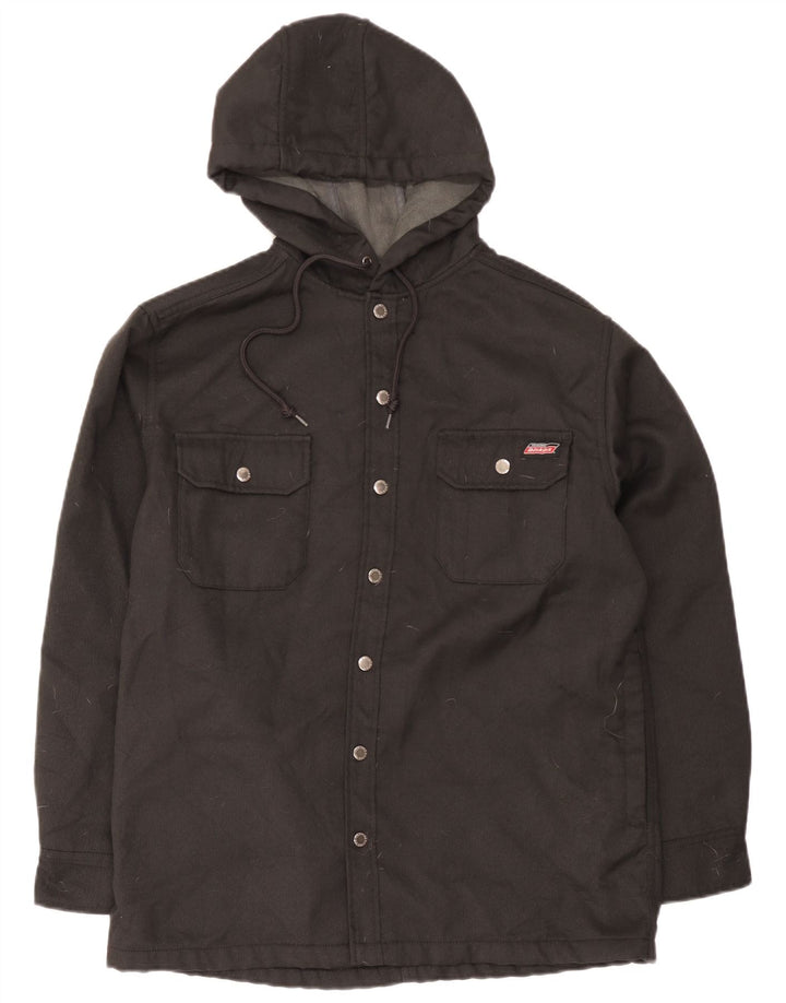 Dickies Herren-Utility-Jacke mit Kapuze, UK 38/40, mittelschwarzes Polyester