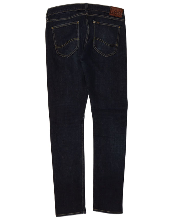 Lee Herren Luke Slim Jeans W33 L34 Marineblau Baumwolle