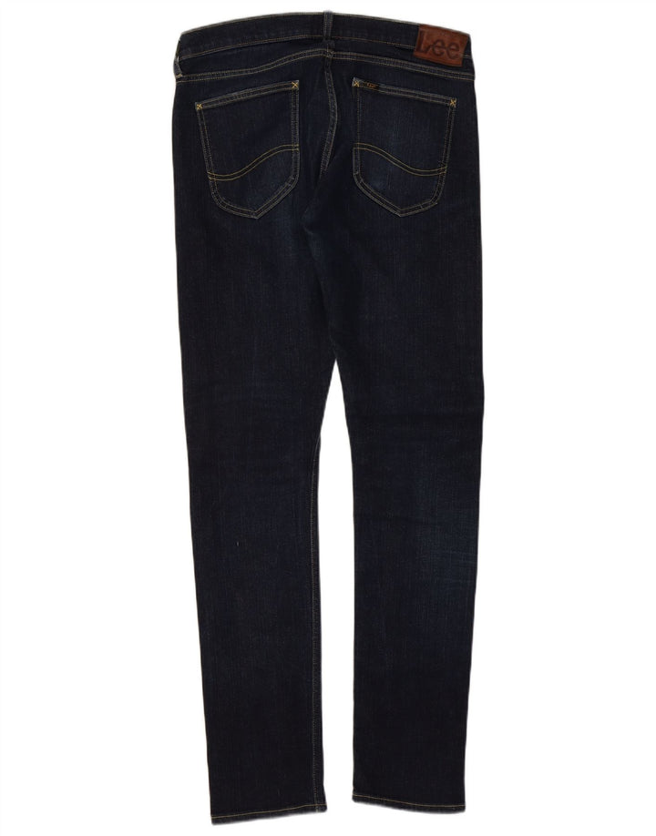 Lee Herren Luke Slim Jeans W33 L34 Marineblau Baumwolle
